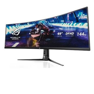 Asus ROG Strix XG49VQ 49" Double Full HD (DFHD) Curved Screen WLED Gaming LCD Monitor - 32:9 - Black - Manufacturer Refurbished